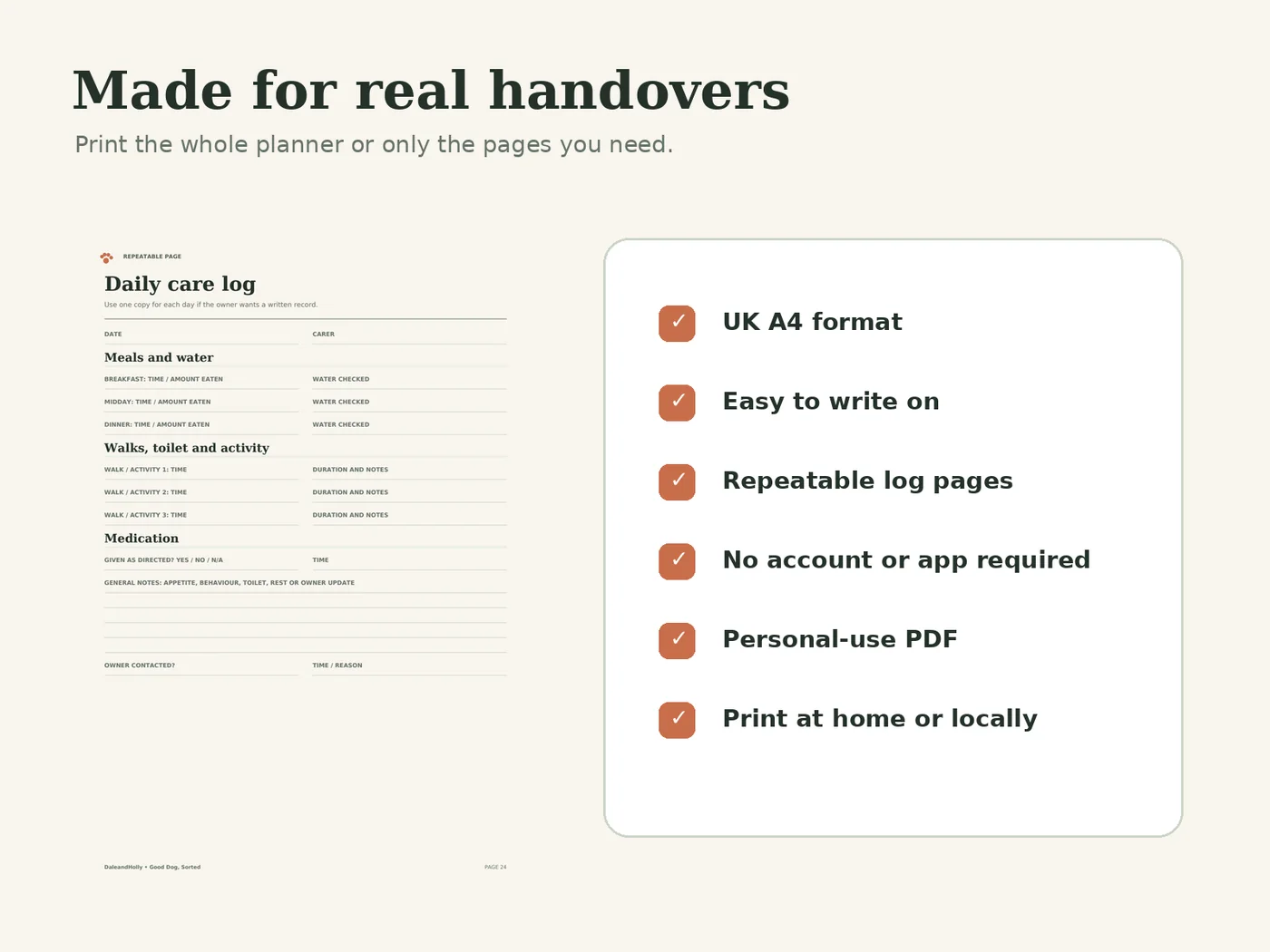 A4 printable planner-page preview